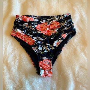 High Waited, High Cut Swimsuit Bottoms